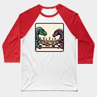 Dinosaur Checkmate Baseball T-Shirt